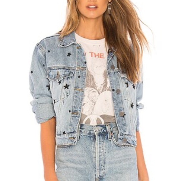 Amuse Society Jackets & Blazers - Star Denim Jacket